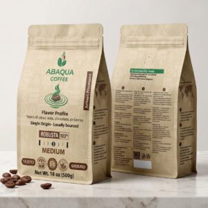 Roasted Coffee Ground, Robusta 100%. Single Origin 500 G