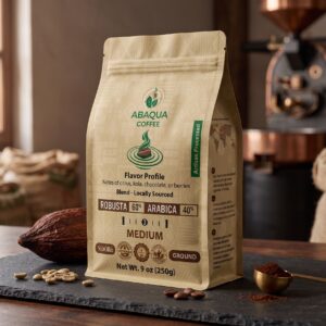 Roasted Coffee Ground, Robusta 60% and Arabica 40%. Blended 250 G